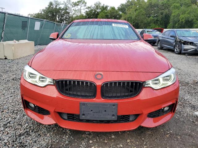 WBA3R5C50GK371131 - 2016 BMW 435 XI RED photo 5