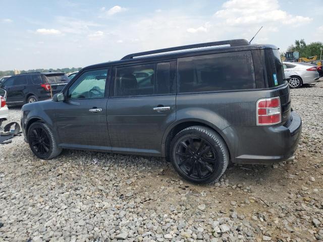 2FMHK6C88JBA15407 - 2018 FORD FLEX SEL GRAY photo 2