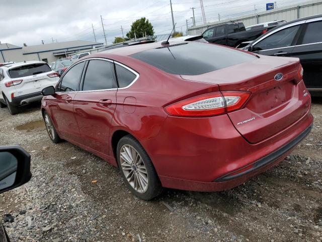 3FA6P0HD3ER352726 - 2014 FORD FUSION SE RED photo 2