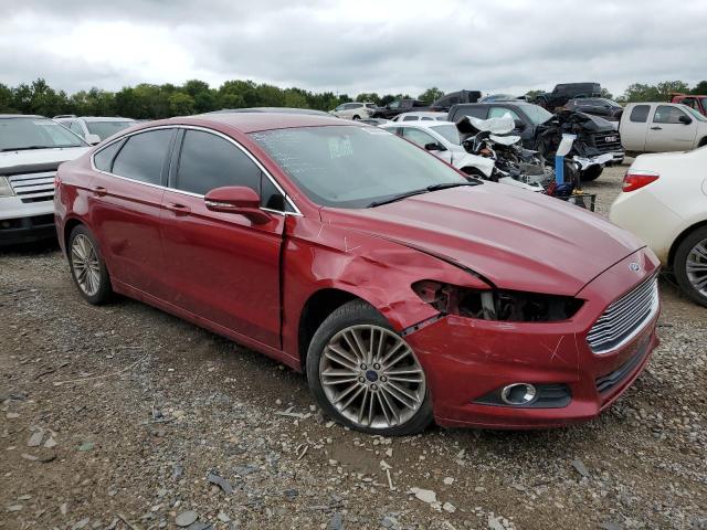 3FA6P0HD3ER352726 - 2014 FORD FUSION SE RED photo 4