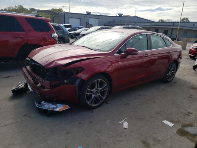 3FA6P0K98FR223211 - 2015 FORD FUSION TITANIUM MAROON photo 1