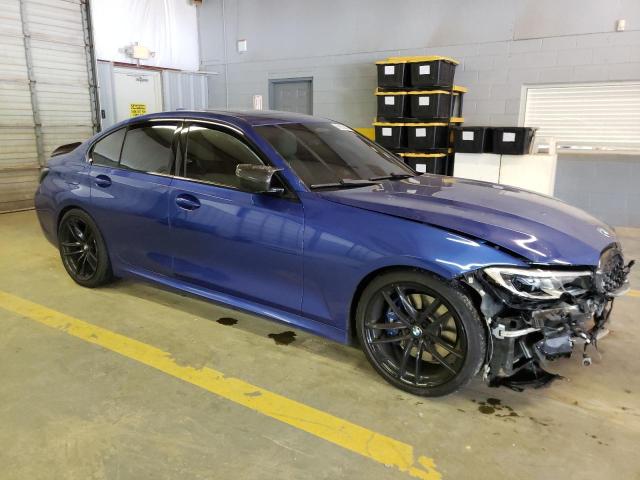 WBA5U7C08LFH37219 - 2020 BMW M340I BLUE photo 4