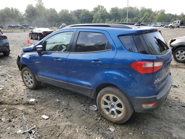 MAJ6P1UL2JC171077 - 2018 FORD ECOSPORT SE BLUE photo 2