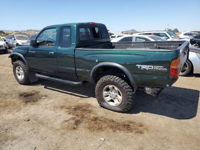 5TESN92N6YZ715190 - 2000 TOYOTA TACOMA XTRACAB PRERUNNER მწვანე ფოტო 2