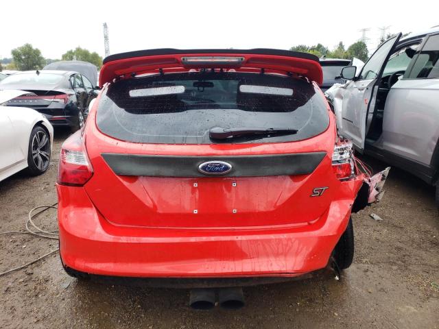 1FADP3L96EL166642 - 2014 FORD FOCUS ST RED photo 6