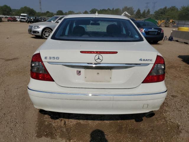 WDBUF87X18B310240 - 2008 MERCEDES-BENZ E 350 4MATIC WHITE photo 6