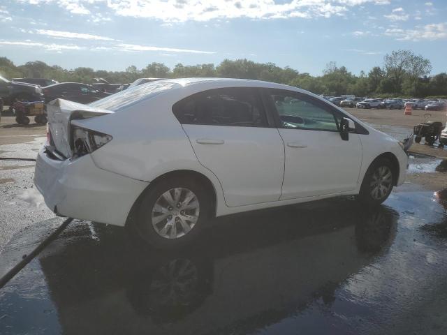 2HGFB2F58CH565147 - 2012 HONDA CIVIC LX WHITE photo 3