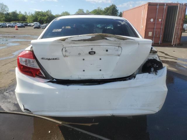 2HGFB2F58CH565147 - 2012 HONDA CIVIC LX WHITE photo 6