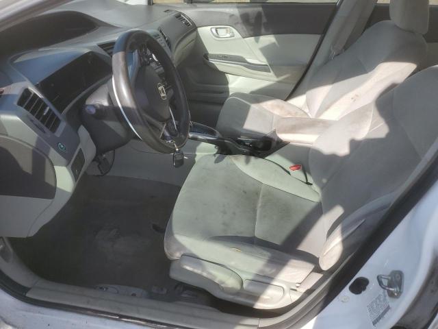 2HGFB2F58CH565147 - 2012 HONDA CIVIC LX WHITE photo 7