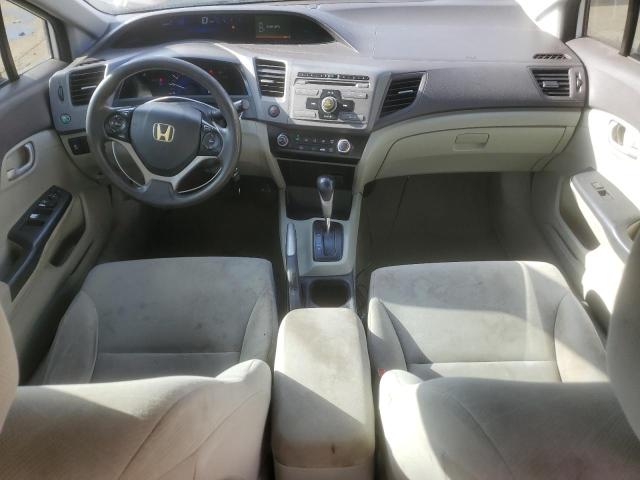 2HGFB2F58CH565147 - 2012 HONDA CIVIC LX WHITE photo 8