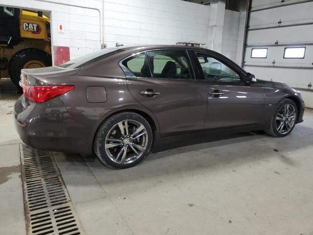 JN1BV7AR8EM701873 - 2014 INFINITI Q50 BASE Marron photo 3