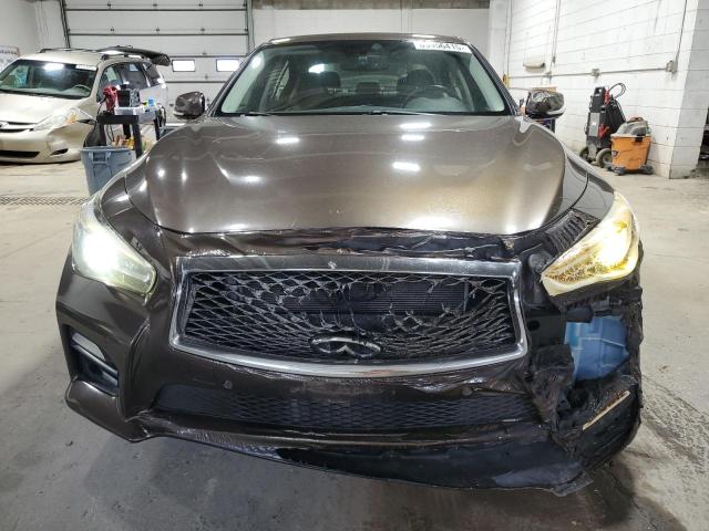 JN1BV7AR8EM701873 - 2014 INFINITI Q50 BASE Marron photo 5