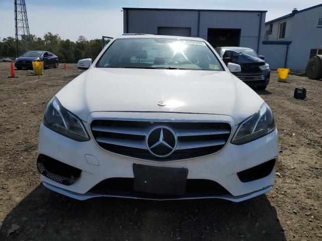 WDDHF8JB4EB031317 - 2014 MERCEDES-BENZ E 350 4MATIC WHITE photo 5