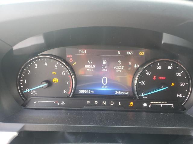 1FMSK7DH1NGA46300 - 2022 FORD EXPLORER XLT BURGUNDY photo 9