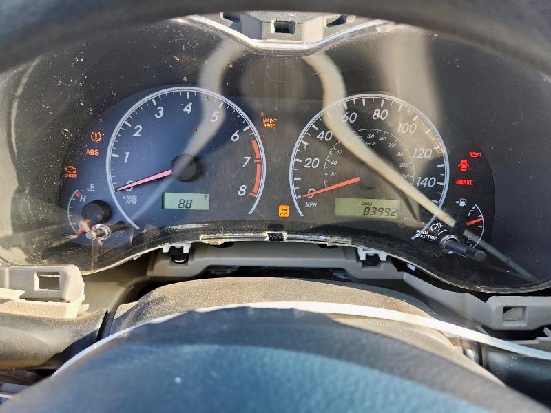 5YFBU4EE8DP177092 - 2013 TOYOTA COROLLA LE BASE GRAY photo 9