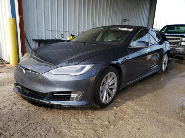 5YJSA1E25HF218258 - 2017 TESLA MODEL S Grau Foto 1