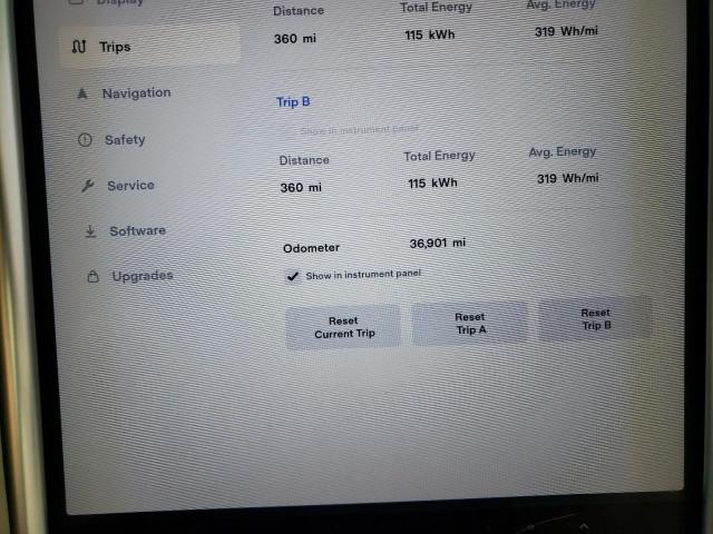 5YJSA1E25HF218258 - 2017 TESLA MODEL S Grau Foto 9