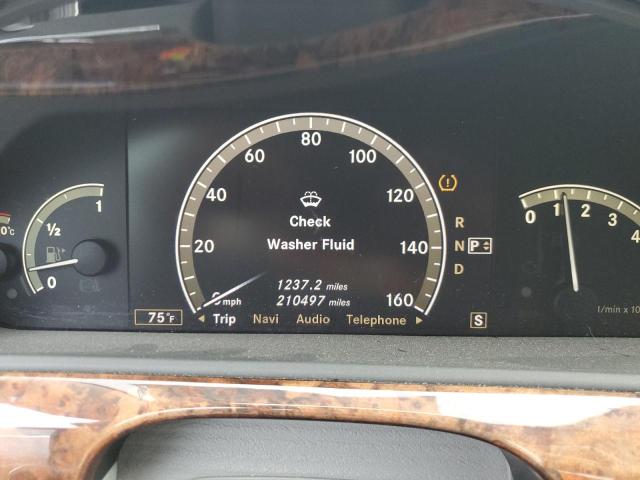 WDDNG86X48A177991 - 2008 MERCEDES-BENZ S 550 4MATIC BLUE photo 9