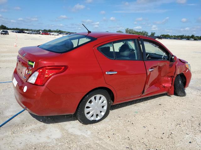 3N1CN7AP0CL941753 - 2012 NISSAN VERSA S RED photo 3