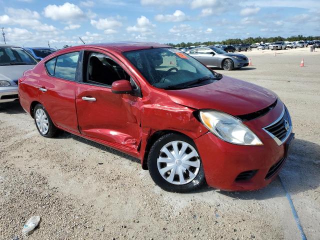 3N1CN7AP0CL941753 - 2012 NISSAN VERSA S RED photo 4