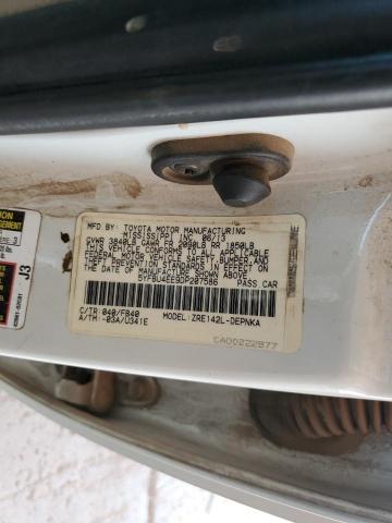5YFBU4EE9DP207586 - 2013 TOYOTA COROLLA BASE 白色 照片 12