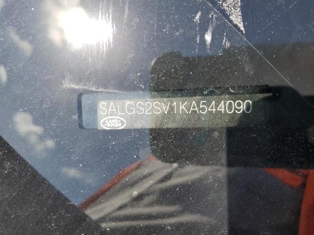 SALGS2SV1KA544090 - 2019 LAND ROVER RANGE ROVE HSE GRAY photo 13