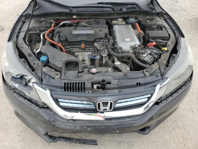 1HGCR6F59EA003412 - 2014 HONDA ACCORD HYBRID EXL GRAY photo 11