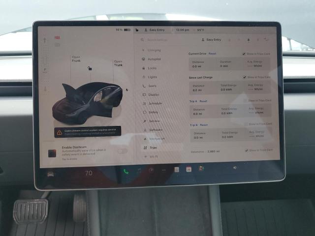 5YJ3E1EA8SF010642 - 2025 TESLA MODEL 3 GRAY photo 9