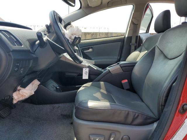 JTDKN3DU3C1539414 - 2012 TOYOTA PRIUS RED photo 7