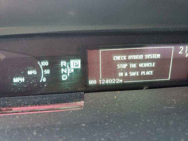 JTDKN3DU3C1539414 - 2012 TOYOTA PRIUS RED photo 9