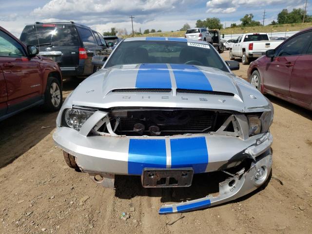 1ZVHT88S795137335 - 2009 FORD MUSTANG SHELBY GT500 SILVER photo 5