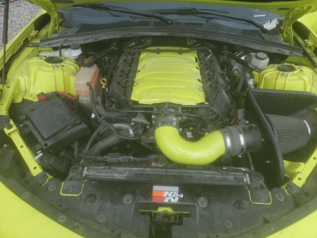 1G1FE1R72K0148471 - 2019 CHEVROLET CAMARO SS YELLOW photo 11
