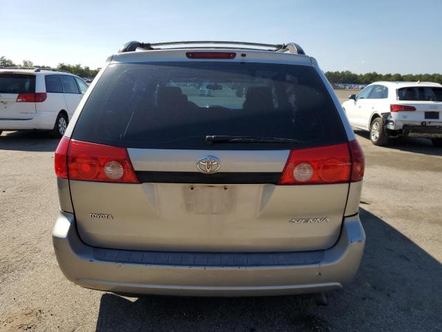 5TDZK23C78S144754 - 2008 TOYOTA SIENNA CE SILVER photo 6