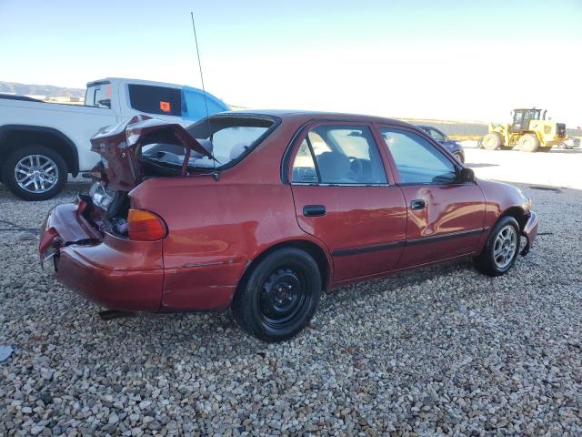 1Y1SK52842Z413505 - 2002 CHEVROLET GEO PRIZM BASE RED photo 3