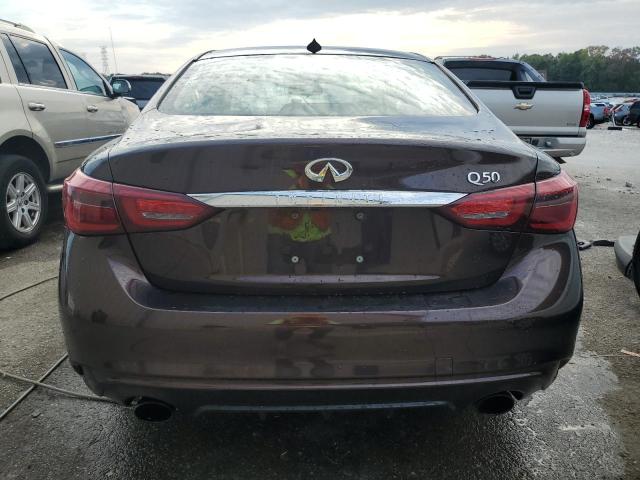 JN1EV7AP5JM358669 - 2018 INFINITI Q50 LUXE BROWN photo 6