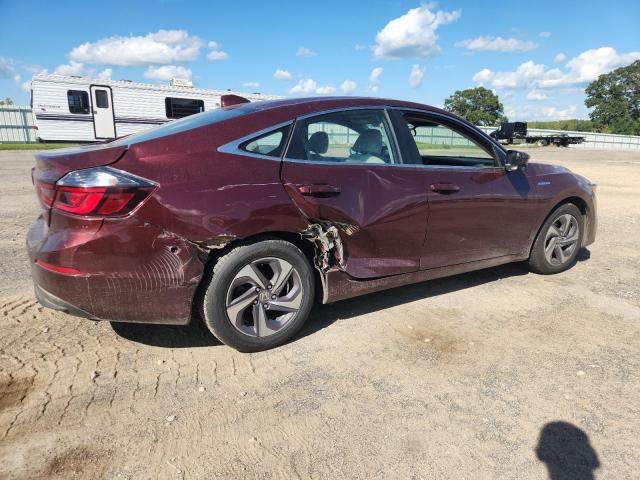 19XZE4F59KE008823 - 2019 HONDA INSIGHT EX მუქწითელი ფოტო 3