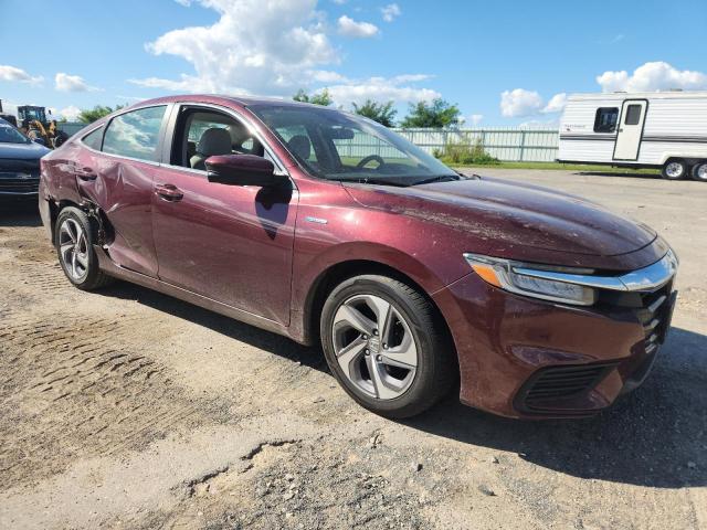 19XZE4F59KE008823 - 2019 HONDA INSIGHT EX მუქწითელი ფოტო 4