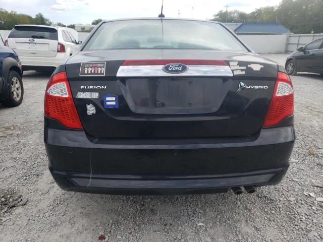 3FADP0L38AR256719 - 2010 FORD FUSION HYBRID BLACK photo 6