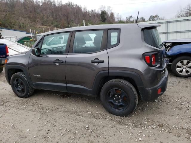 ZACCJBAB0JPG72741 - 2018 JEEP RENEGADE SPORT GRAY photo 2