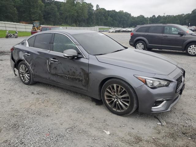 JN1EV7AR2JM443311 - 2018 INFINITI Q50 LUXE 灰色 照片 4