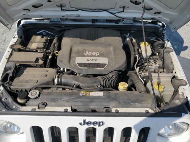 1C4BJWDG6FL652547 - 2015 JEEP WRANGLER U SPORT WHITE photo 12