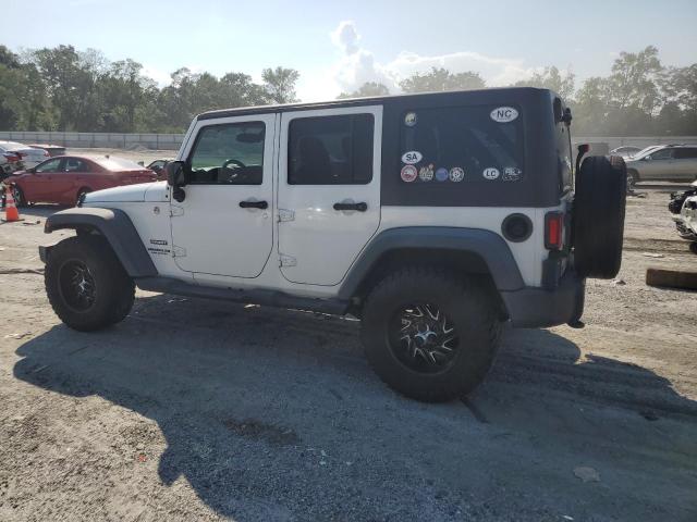 1C4BJWDG6FL652547 - 2015 JEEP WRANGLER U SPORT WHITE photo 2