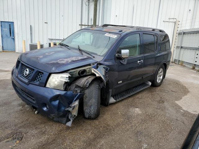 5N1BA08D48N627081 - 2008 NISSAN ARMADA SE BLUE photo 1