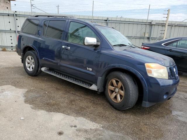 5N1BA08D48N627081 - 2008 NISSAN ARMADA SE BLUE photo 4