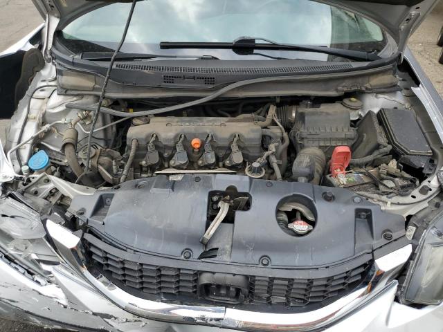 19XFB2F54DE096635 - 2013 HONDA CIVIC LX SILVER photo 11