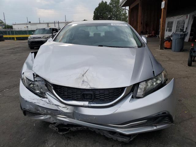 19XFB2F54DE096635 - 2013 HONDA CIVIC LX SILVER photo 5