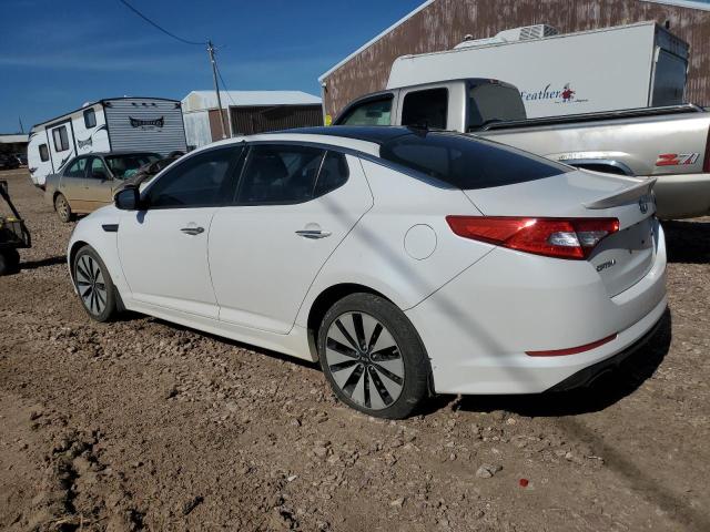 KNAGR4A69B5124706 - 2011 KIA OPTIMA SX WHITE photo 2