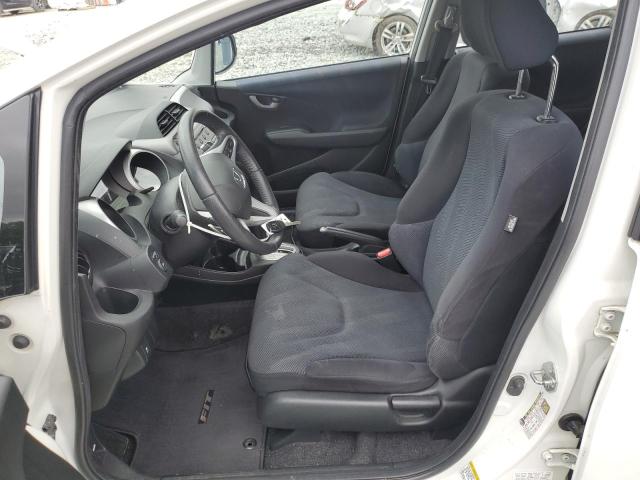 JHMGE8H59BS000521 - 2011 HONDA FIT SPORT WHITE photo 7