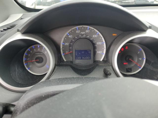 JHMGE8H59BS000521 - 2011 HONDA FIT SPORT WHITE photo 9