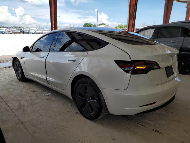 5YJ3E1EA6PF598936 - 2023 TESLA MODEL 3 WHITE photo 2